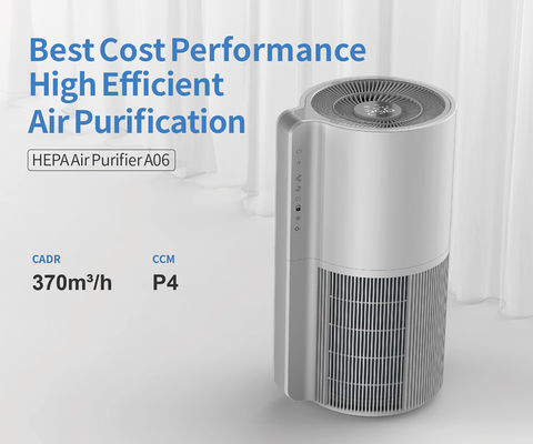 Hepa UV Light Sterilizer Low Noise Air Purifier with DC Motor