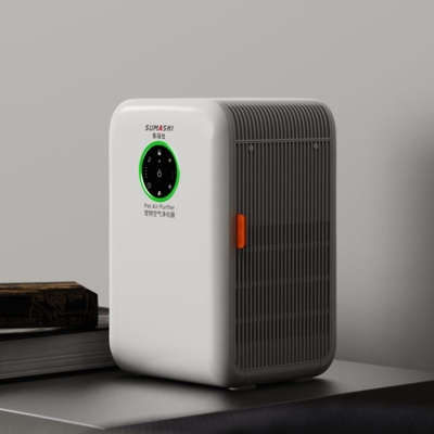 Anion Purification Pet Air Purifier For Pet Hair Remove Ammonia Gas Odor 0.4L Water Tank