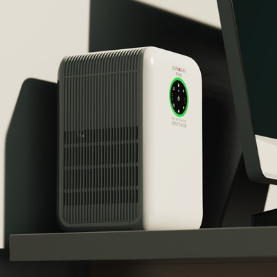 Anion Purification Pet Air Purifier For Pet Hair Remove Ammonia Gas Odor 0.4L Water Tank
