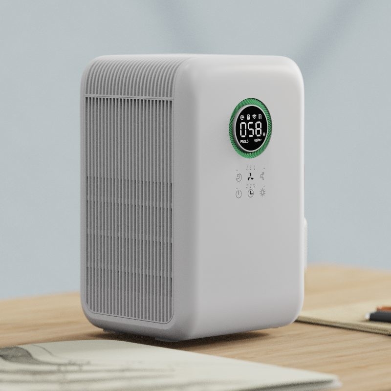 Portable Office Ozone Hepa Filter UV Air Purifier Humidification