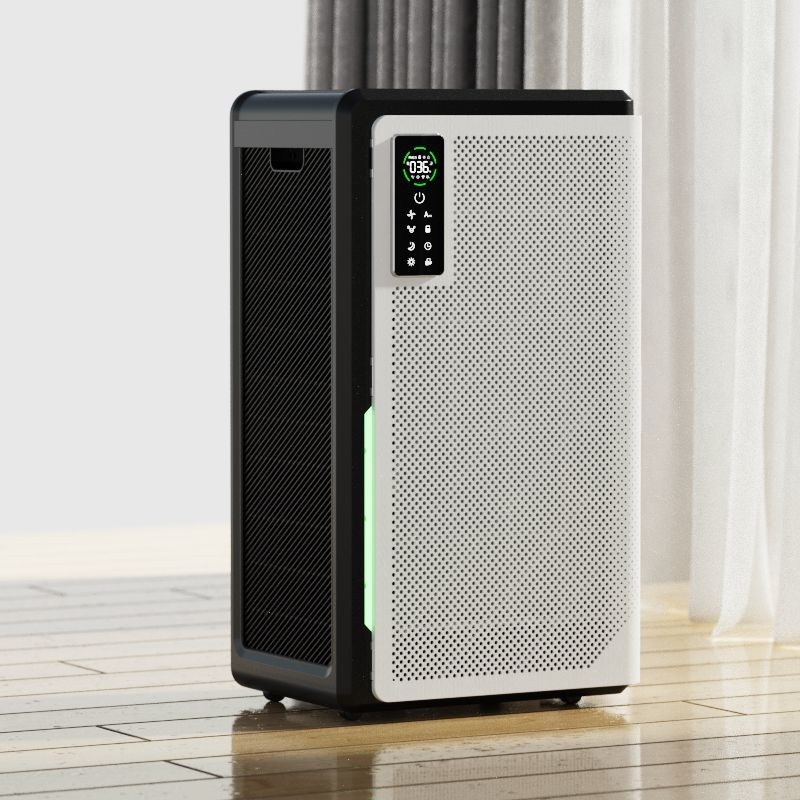 Wall Mounted Hepa UV Air Purifier Filter Sterilizer 240V With Humidification