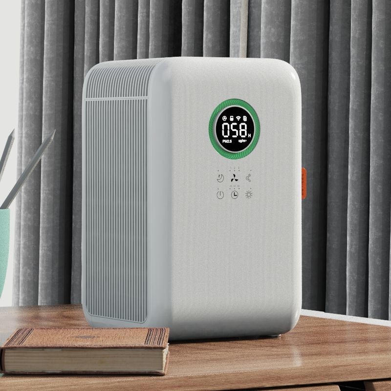 Hepa Filter UVC UVA Office Air Purifier Tuya WiFi Fog Free Humidification