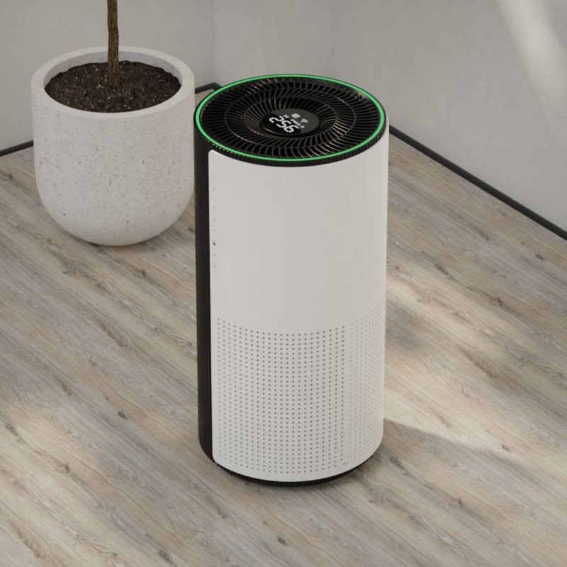 25DB UV Lamp Air Purifier With HEPA Activated Carbon Filter