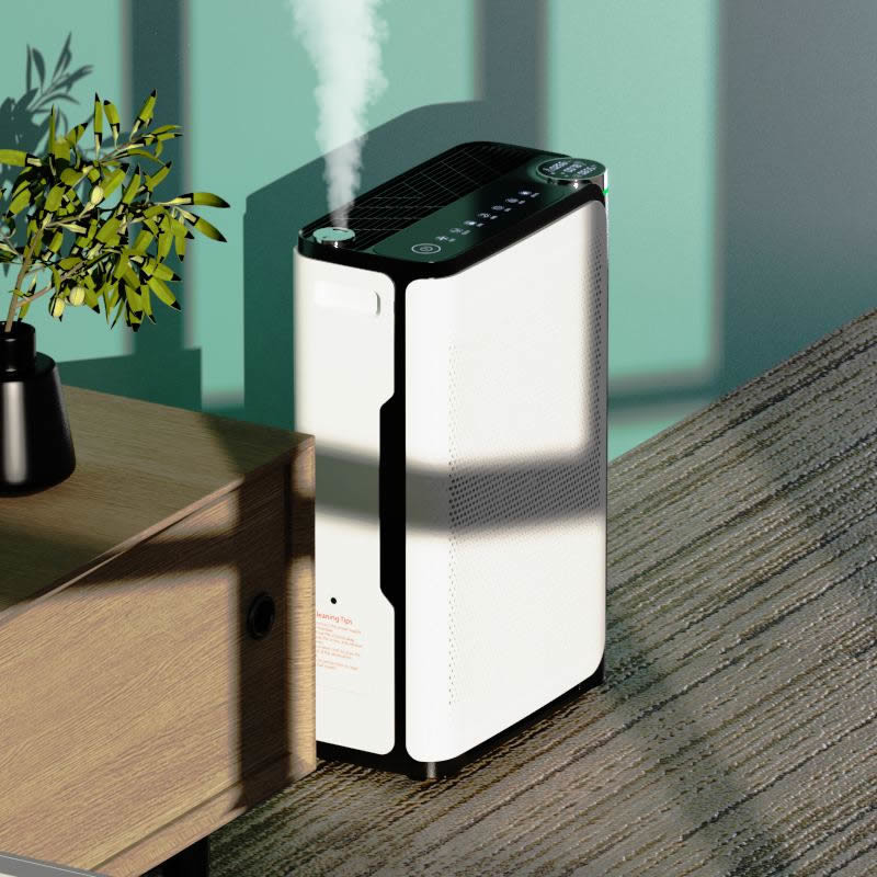 Negative Ions Home Air Purifiers Removal Viruses With UV Lights WiFi Control