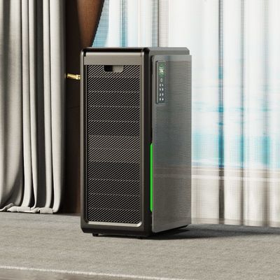 240 وات دیواری هپا تصفیه هوا UV سفارشی سازی وای فای از راه دور